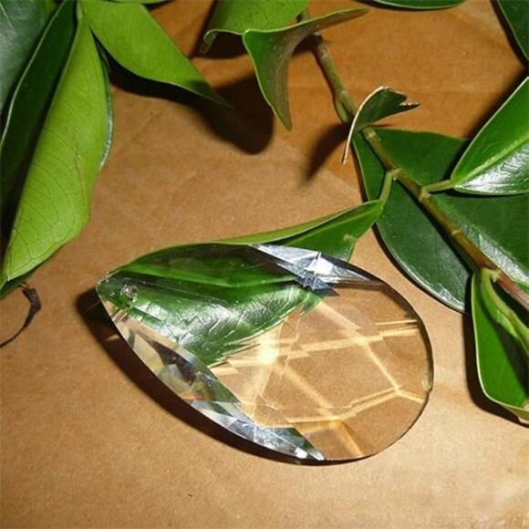 10pcs Crystal Pendants 1.5"/38mm Crystal Suncatcher - Hanging - Picture 4 of 7